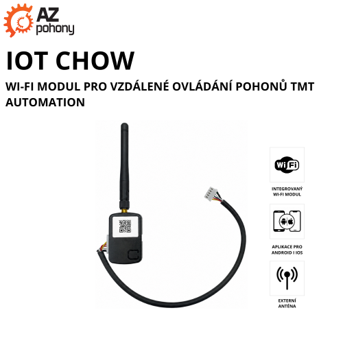 IOT CHOW - Wi-Fi modul pro vzdálené ovládání pohonů TMT Automation